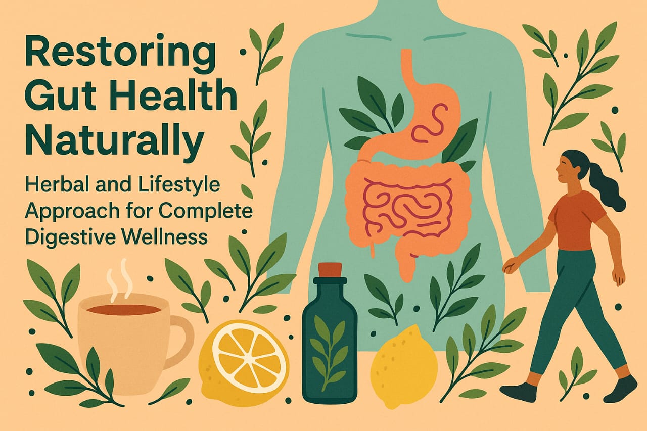 Restoring Gut Health Naturally: Herbal and Lifestyle Approach for Complete Digestive Wellness