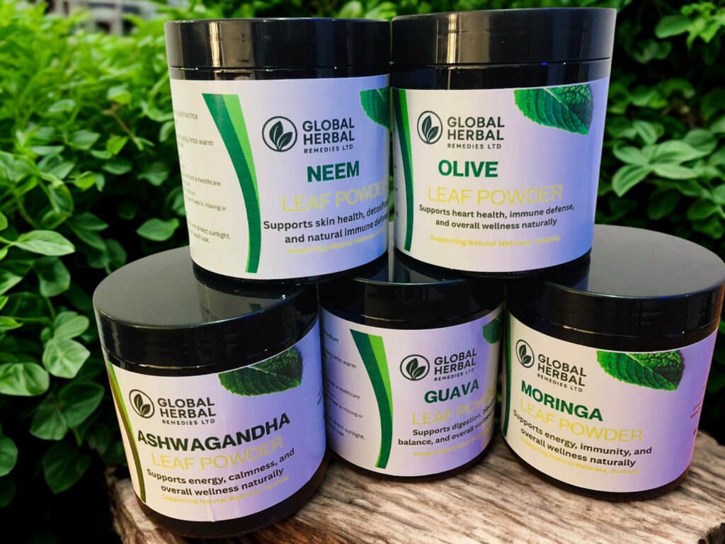 Discover 100% natural herbal powders for daily wellness and vitality by Global Herbal Remedies Ltd