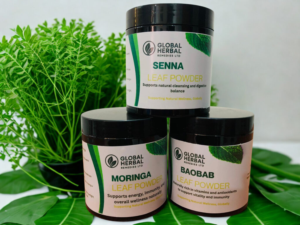 Discover 100% natural herbal powders for daily wellness and vitality by Global Herbal Remedies Ltd
